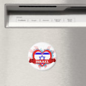 Vintag I Liebe Israel Magnet (In Situ (Geschirrspüler))