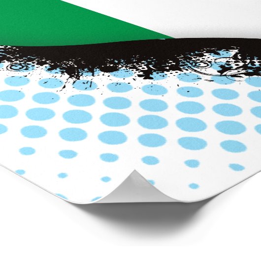 Vintag I Liebe Italien Poster (Ecke)