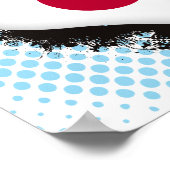 Vintag I Liebe Japan Poster (Ecke)