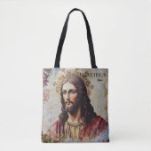 Vintag I Liebe Jesus Personalisierter Name Tasche (Vorderseite)