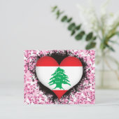 Vintag I Liebe Libanon Postkarte (Stehend Vorderseite)