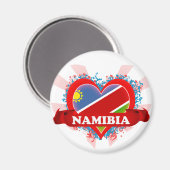 Vintag I Liebe Namibia Magnet (Vorderseite/Rückseite)