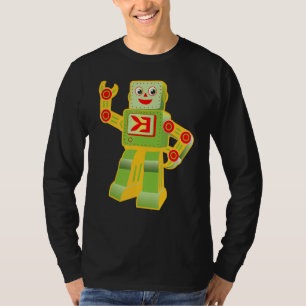 Vintag I Liebe Roboter Robotik Ingenieur Techniker T-Shirt