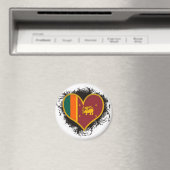Vintag I Liebe Sri Lanka Magnet (In Situ (Geschirrspüler))