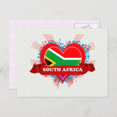 Vintag I Liebe Südafrika Postkarte (Vorne/Hinten)