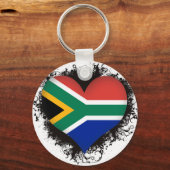 Vintag I Liebe Südafrika Schlüsselanhänger (Vorderseite)