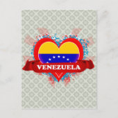 Vintag I Liebe Venezuela Postkarte (Vorderseite)