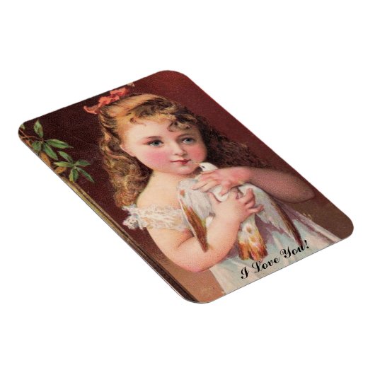 Vintag I Liebe You Magnet (Rechte Seite)