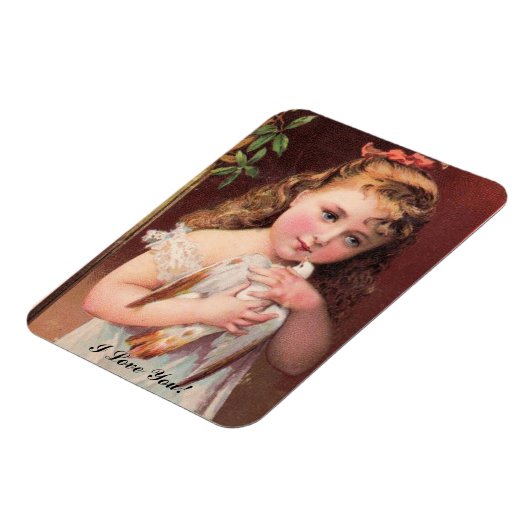 Vintag I Liebe You Magnet (Linke Seite)