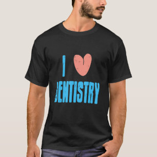 Vintag I Liebe Zahnmedizin Phantastisch Zahnarzt v T-Shirt