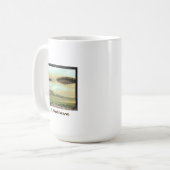 Vintag "ich glaube" UFO-Tasse Kaffeetasse (Vorderseite Links)