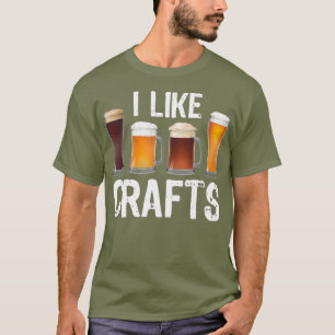 Vintag Ich mag Kunsthandwerksdesign - Funny Craft T-Shirt