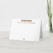 Vintag - Ich Wollte Sie, Valentine, Feiertagskarte (Rückseite)