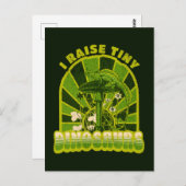 Vintag ich wütige Tiny Dinosaurier Vintag Postkarte (Vorne/Hinten)