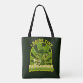 Vintag ich wütige Tiny Dinosaurier Vintag Tasche (Rückseite)