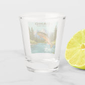 Vintag Idaho Schnapsglas (Rückseite)