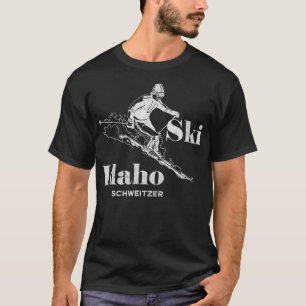Vintag Idaho Schweitzer Skiing T-Shirt