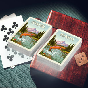 Vintag Idaho Spielkarten