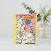 Vintag Idaho Staat Karte (Stehend Vorderseite)