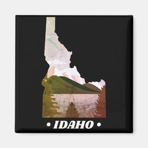 Vintag Idaho Staat Magnet