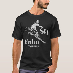 Vintag Idaho Tamarack Skifahren T-Shirt