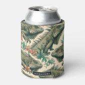 Vintag Iguana Pattern Dosenkühler (Kanne Vorderseite)