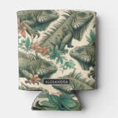 Vintag Iguana Pattern Dosenkühler (Rückseite)