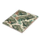 Vintag Iguana Pattern Fliese (Seite)