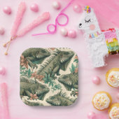 Vintag Iguana Pattern Pappteller (Party)