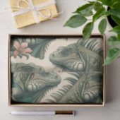 Vintag Iguana Pattern Seidenpapier (Geschenk)