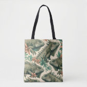 Vintag Iguana Pattern Tasche (Vorderseite)