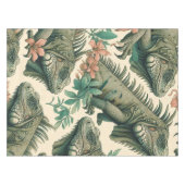 Vintag Iguana Pattern Tischdecke (Vorderseite (Horizontal))