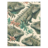 Vintag Iguana Pattern Tischdecke (Vorderseite)