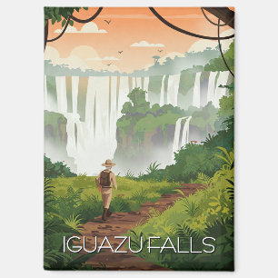 Vintag Iguazu Falls Argentinien Magnet