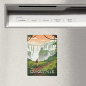 Vintag Iguazu Falls Argentinien Magnet (In Situ (Geschirrspüler))