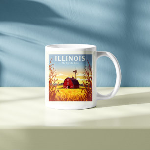 Vintag Illinois Kaffeetasse