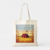 Vintag Illinois Tragetasche (Rückseite)