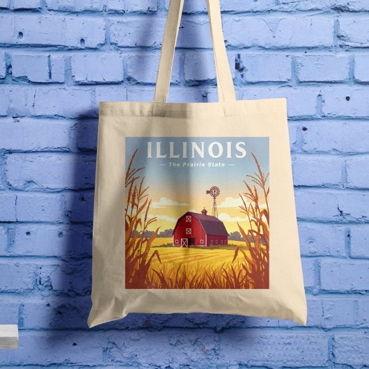Vintag Illinois Tragetasche