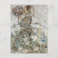 Vintag Illustration Annie French "The Rose"