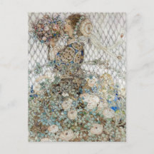 Vintag Illustration Annie French "The Rose"