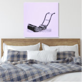 VINTAG ILLUSTRATION British Lawn Mower Choose C Leinwanddruck (Insitu (Schlafzimmer))