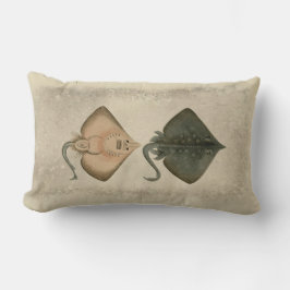 Vintag Illustration Burton Skate Lendenkissen