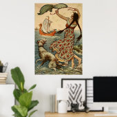 Vintag Illustration Frank C. Pape Poster (Heimbüro)