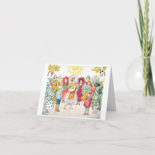 Vintag Illustration Little Lassie von Elsa Beskow (Vorderseite)