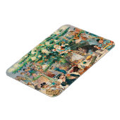 Vintag Illustration Pucks Weihnachtsbaum, 1902 Magnet (Linke Seite)