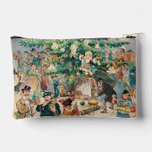 Vintag Illustration Pucks Weihnachtsbaum, 1902 Zubehörtasche (Rückseite)