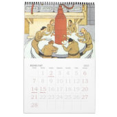 Vintag Illustration Science Fiction Steampunk Kalender (Feb 2027)