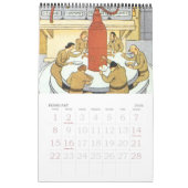 Vintag Illustration Science Fiction Steampunk Kalender (Feb 2026)