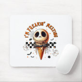 Vintag Im Freaking-Schmelzen Eiscreme Halloween Sp Mousepad (Mit Mouse)
