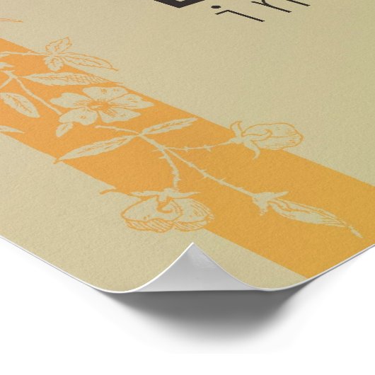 Vintag im Moment leben Poster (Ecke)